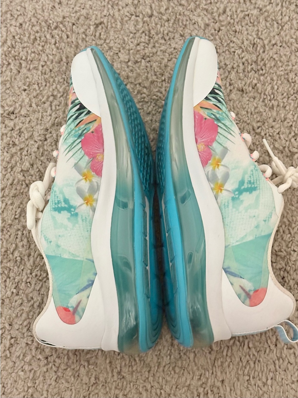 Skechers Memory Foam Tropical Print Sneakers - Picture 7 of 7